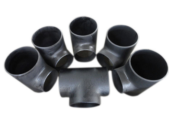 CS SS 14&quot; 16&quot; 18&quot; óleo preto sem emenda soldado extremidade da prova da oxidação do T do encaixe de tubulação