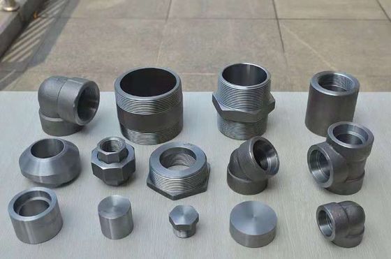 A alta pressão forjou encaixe apropriado do ferro maleável do bocal do T do tampão do cotovelo de ASME B16.11