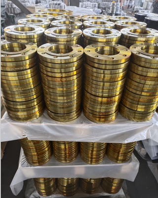 O aço forjou a tubulação da flange da cara PN25 e o Gost lisos Jis Bs10 Sabs 1123 dos encaixes Bs4504