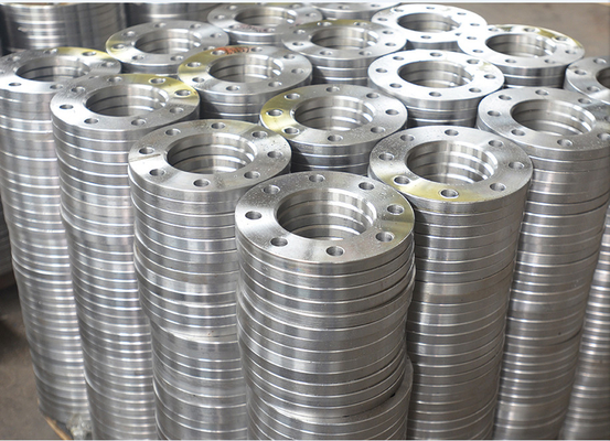 Flange forjada de aço carbono de face plana Pn16 e acessórios para tubos óleo antiferrugem