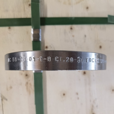Flanges forjadas de aço carbono RTJ Pn100 Ct20 Gost 33259