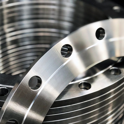 BS 4504 PN25 Flange de pescoço de soldagem de aço carbono para sistemas de tubulação industrial