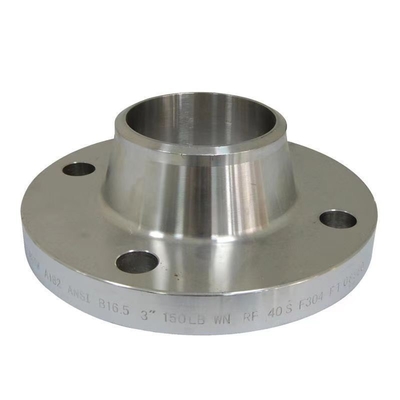 PN10 Aço carbono BS 4504 Flancas de pescoço de soldadura deslizantes