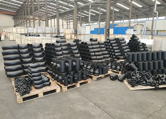 Solda de extremidade do cotovelo 45D 90D 180D STD SCH40 SCH80 da tubulação de aço de WPC ST372 ST54 A234WPB