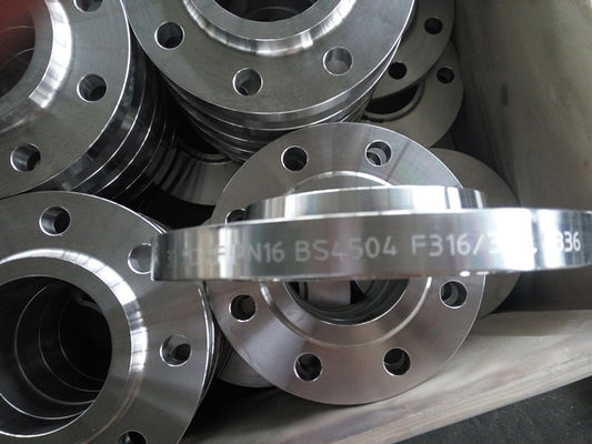 64&quot; pintura amarela do aço carbono ST37.2 da flange das BS 4504 BS10 PN16 SORF da flange da forja