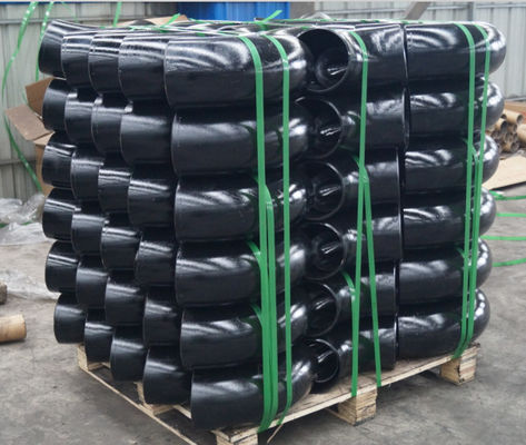 Polegada do ANSI B16.28 1/2 dos encaixes do aço carbono ASTM A234 WPB pintura de um preto de 48 polegadas