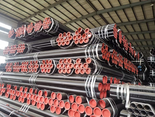 Diâmetro categoria sem emenda B Sch40 Sch80 Sch160 de Astm A106 da tubulação de aço carbono de 21mm a de 426mm
