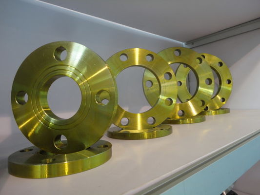 Flange amarela JIS B2220 72&quot; da solda da placa da CONCESSÃO 5K 10K 25K SS400 DIN2527 DIN2566 DIN2573