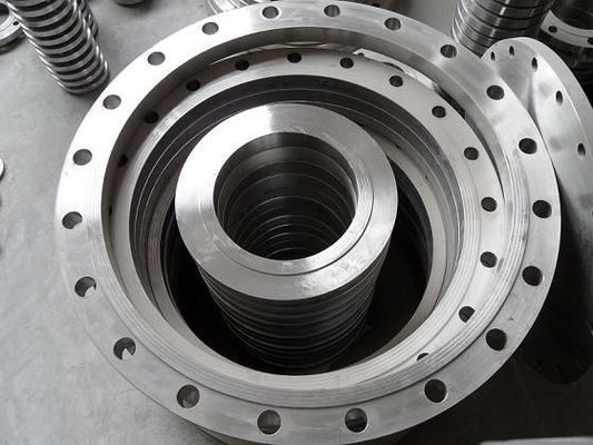 BS10 enfrentado liso flangeia flange de placa da tubulação do ANSI B16.5 BS10 de ASME B16.47