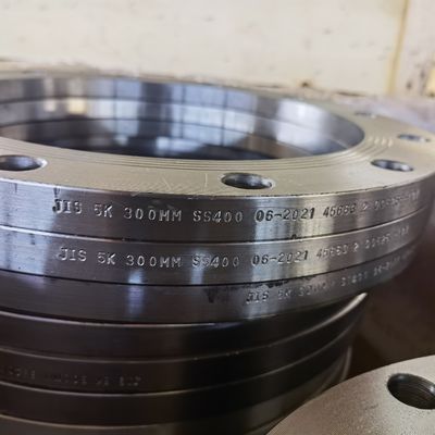 FLANGE de PLACA DN10 de JIS B2220 1K 2K SS400 à FLANGE CEGA da PINTURA DN1500 AMARELA