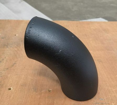 A extremidade de ASME B16.9 soldou o cotovelo de aço do preto dos encaixes de tubulação SCH10 SCH20 STD SCH40 SCH80