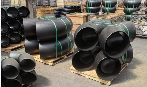 A extremidade de ASME B16.9 soldou o cotovelo de aço do preto dos encaixes de tubulação SCH10 SCH20 STD SCH40 SCH80