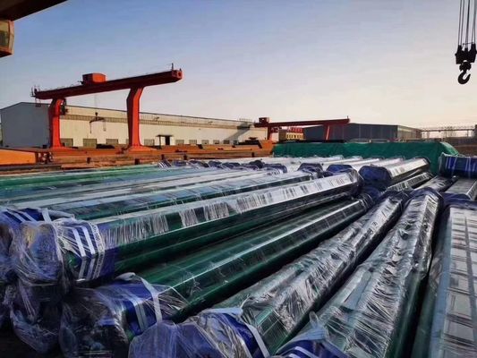 Aço carbono ASTM sem emenda A106 ASME B36.1 SCH40 SCH80 que pinta as tubulações de aço pretas