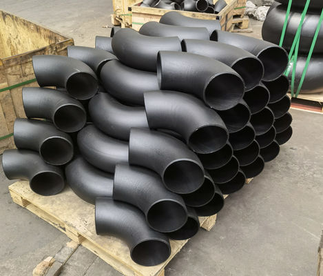 SÊNIORES DE AÇO INOXIDÁVEL DO RUÍDO JIS B2311 DO COTOVELO ASTM B16.9 DO GRAU DE BUTTWELDED 90/LR