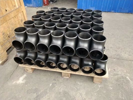 O preto de A105N WP316L WP304 soldou a diminuição da extremidade do T soldou o T do encaixe de tubulação sem emenda
