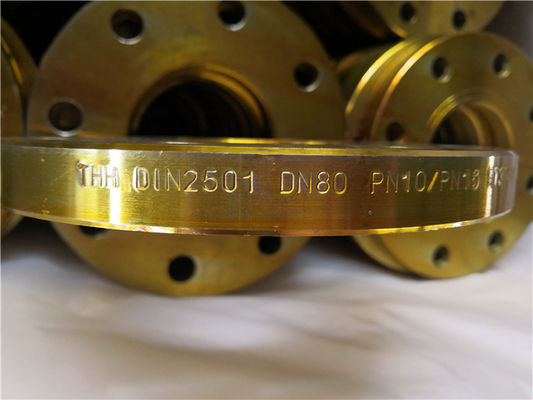 O RUÍDO EN1092-1 FORJOU O PESCOÇO SLIP DA FLANGE WEDLING PLANO CEGO NA FLANGE FRACA ROSQUEADA