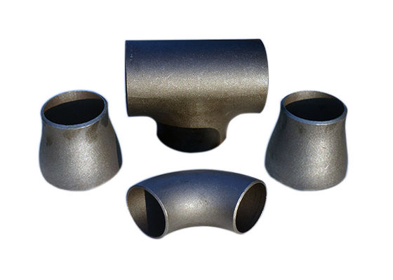 Tampão sem emenda de aço do redutor do T do cotovelo do RUÍDO EN10253-1 P265GH dos encaixes de tubo da solda de extremidade