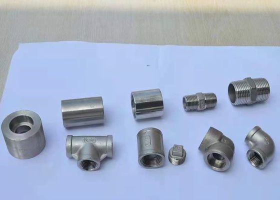 A alta pressão forjou encaixe apropriado do ferro maleável do bocal do T do tampão do cotovelo de ASME B16.11