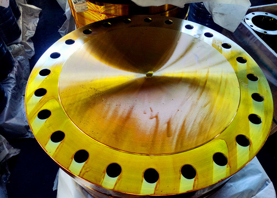 Pintura do amarelo do aço carbono da flange cega de Jis B2220 Jis 10k