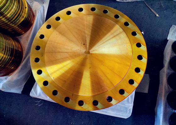 Pintura do amarelo do aço carbono da flange cega de Jis B2220 Jis 10k